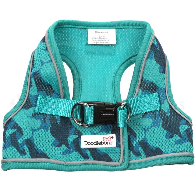 Doodlebone Snappy Harness in Midnight Camo Marshalls Pet Food Store