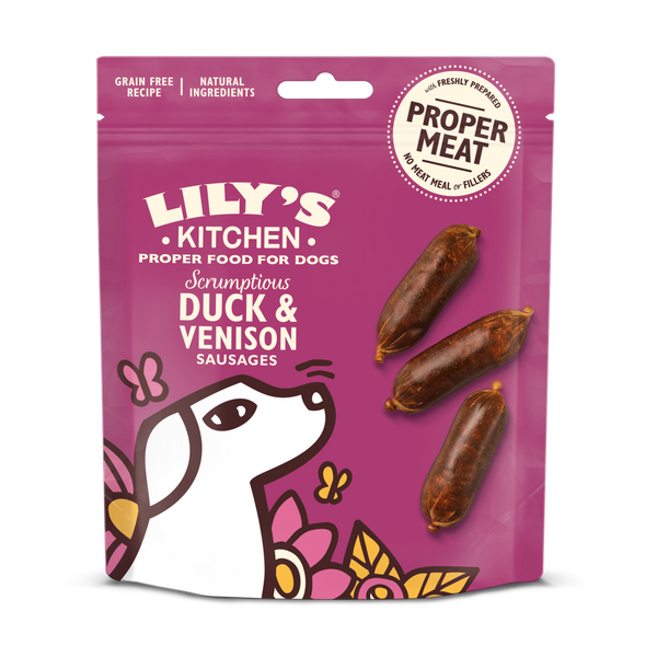 Lily's Kitchen Duck & Venison Sausages