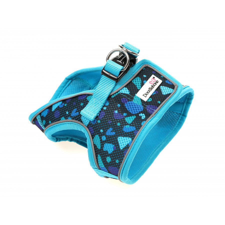 Doodlebone Snappy Harness in Electric Party Marshalls Pet Food Store