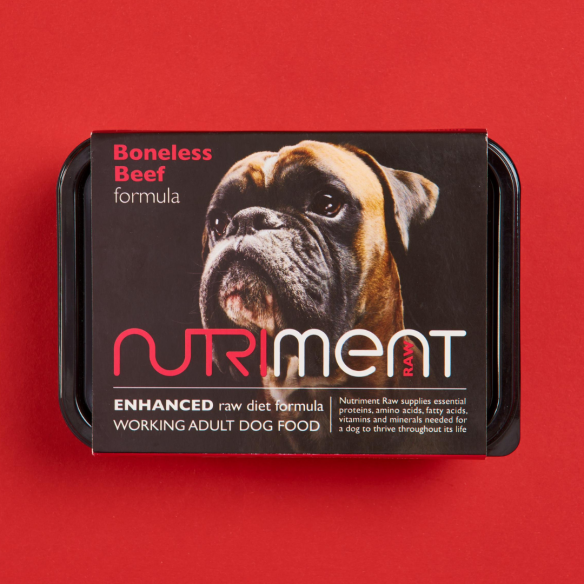 Nutriment Boneless Beef formula Adult 500g tub Marshalls Pet Food