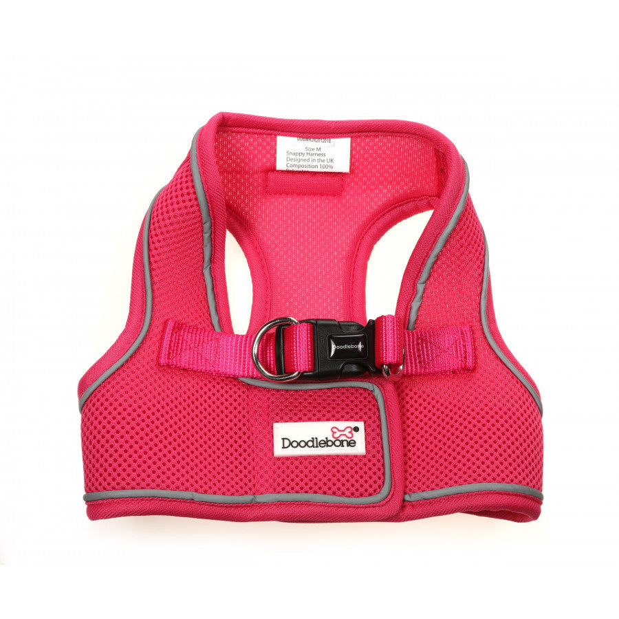 Doodlebone Snappy Harness in Fuchsia Marshalls Pet Food Store