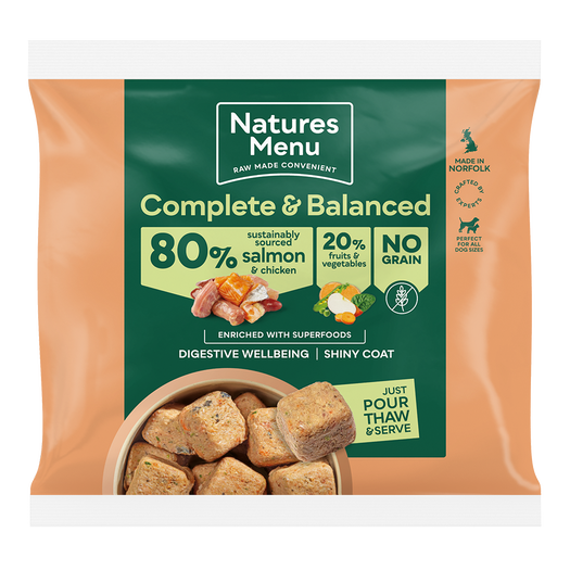 Natures Menu 80% sustainably sourced salmon & chicken 1KG