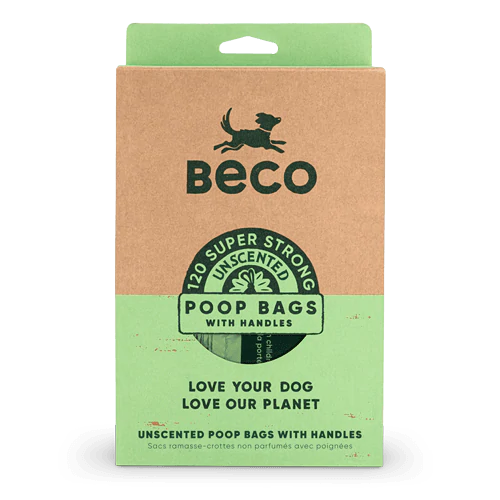 Beco Poop Bags with Handles, Unscented, 120