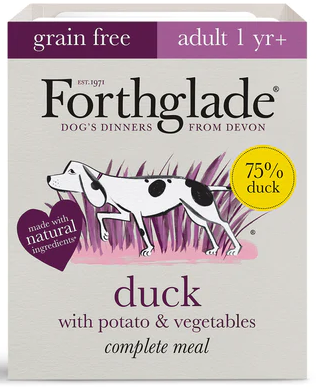 Forthglade Grain Free Duck with Potato & Veg Complete 395g
