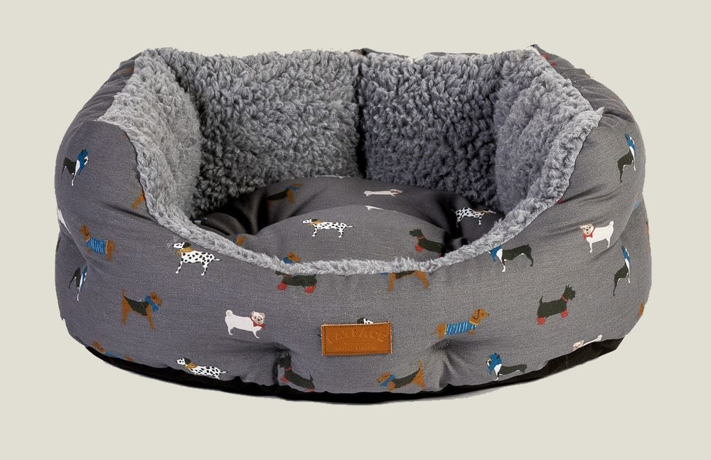 FatFace Marching Dogs Deluxe Slumber Bed Marshalls Pet Food Store