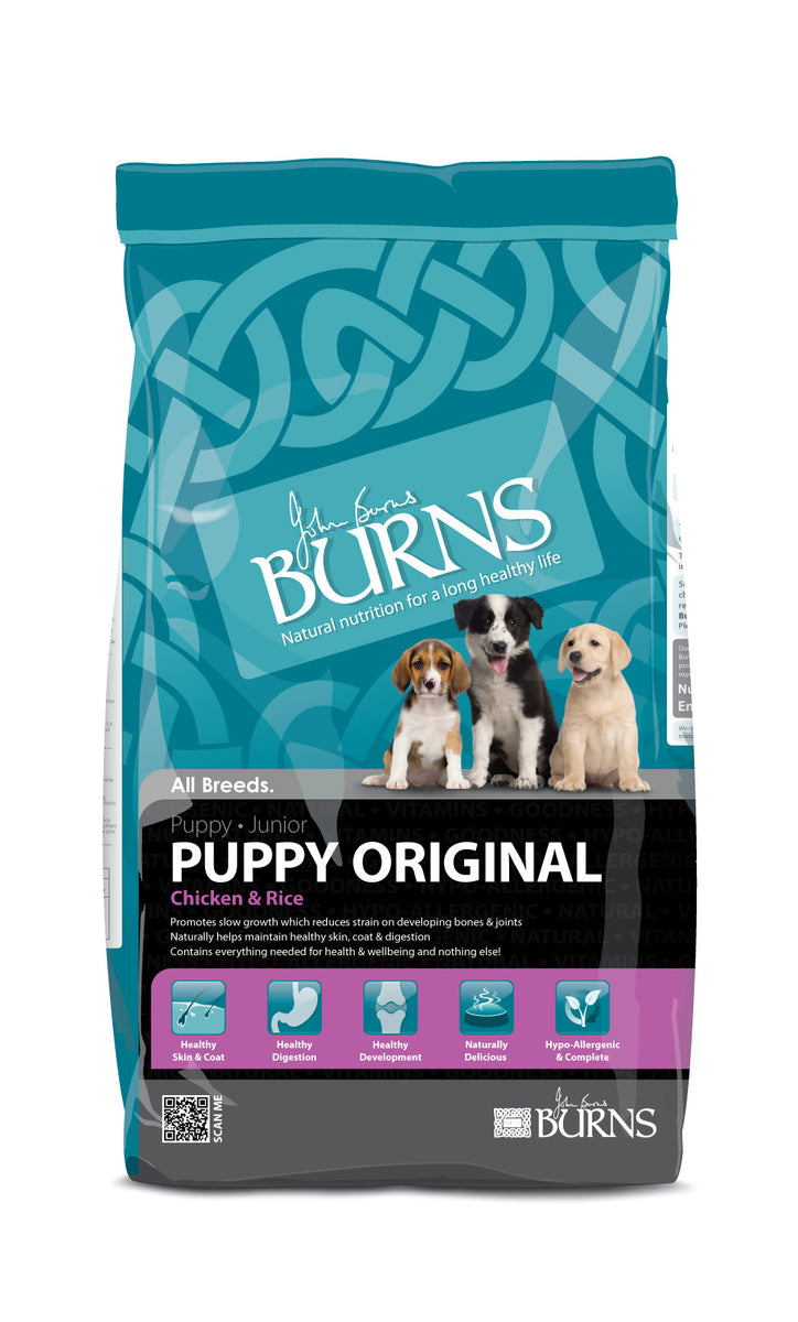 Burns chicken and rice puppy food best sale