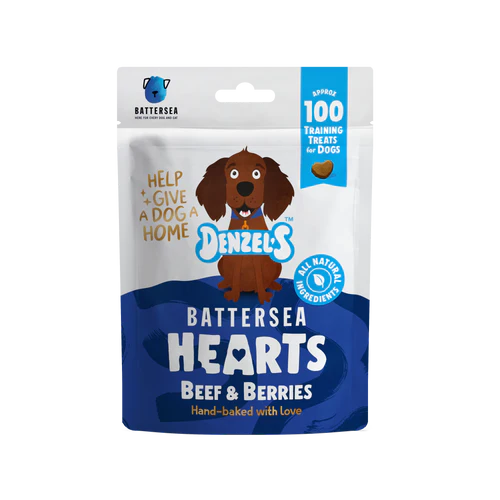 Denzel's Battersea Hearts Beef & Berries 90g