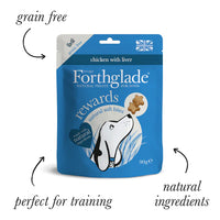 Forthglade Rewards Training Multi-Functional Soft Bites With Chicken & Liver 90g