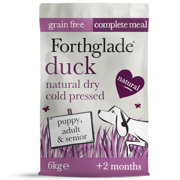 Duck Grain Free Cold Pressed Natural Dry Dog Food 2kg