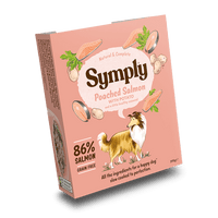 Symply Poached Salmon Grain Free Adult Wet Dog Food 7x395g