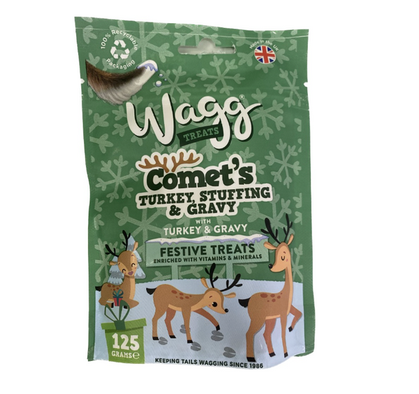 Wagg Christmas Comet's Turkey, Stuffing & Gravy Treats