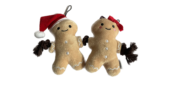 Holly & Robin Christmas Gingerbread Rope Duo