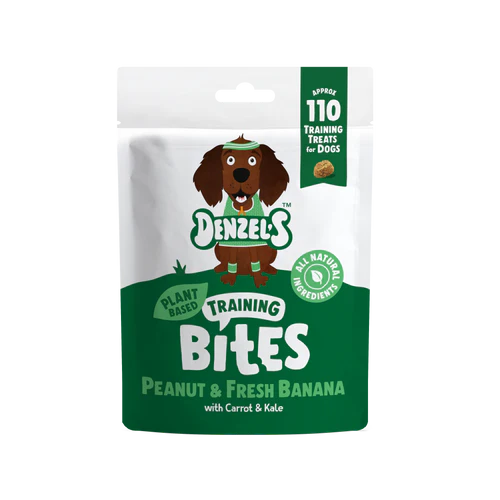 Denzel's Plant Based Peanut & Fresh Banana Training Treats 100g