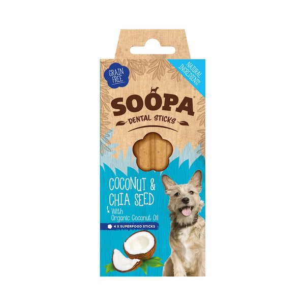 Soopa Dental Sticks Dental Sticks Coconut & Chia