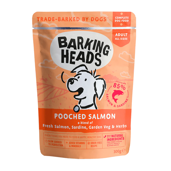 Barking Heads - Pooched Salmon Wet Dog Food 300g x 10