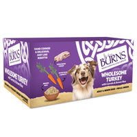 Burns Wet Food Wholesome Turkey with Carrots & Brown Rice 395g x 6