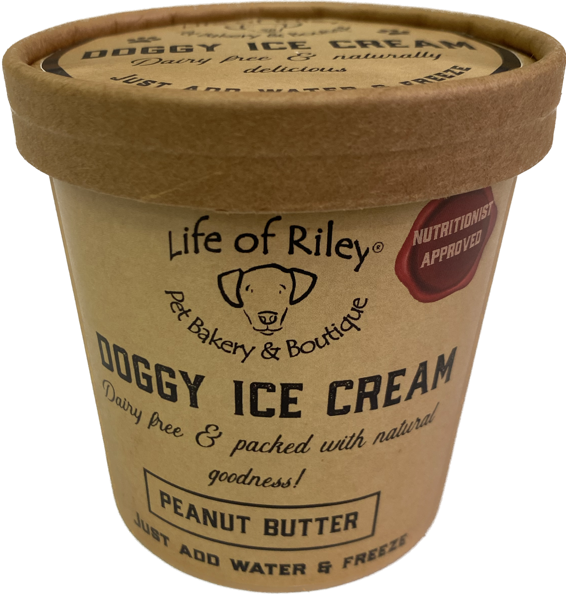Life of Riley Dog Ice Cream Kit Peanut Butter Marshalls Pet Food Store