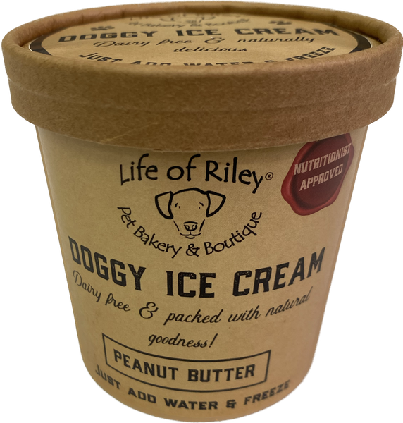 Life of Riley Dog Ice Cream Kit Peanut Butter
