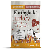 Turkey Natural Dry Cold Pressed Grain Free Dog Food 2kg