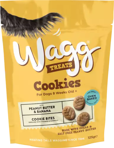 Wagg Cookies Cookie Bites with Peanut Butter & Banana
