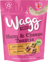 Wagg Toastie Tasty Chunks with Ham & Cheese