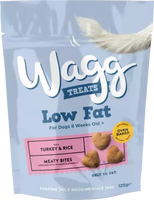 Wagg Low Fat Meaty Bites with Turkey & Rice