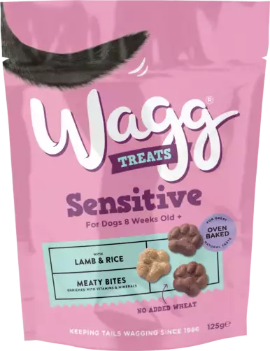 Wagg Sensitive Meaty Bites with Lamb & Rice