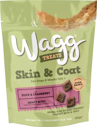 Wagg Skin & Coat Meaty Bites with Duck & Cranberry