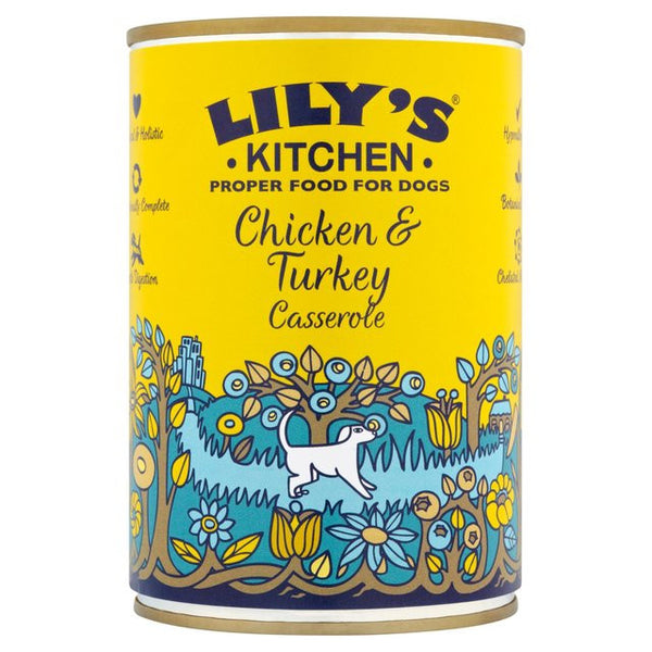 Lilys Kitchen Chicken & Turkey Casserole 400g