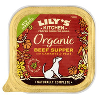 Lily's Kitchen Organic Beef Supper For Dogs 150g