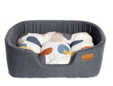 Colour Block Steel Dog Bed