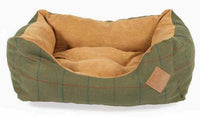 Tweed Snuggle Dog Bed