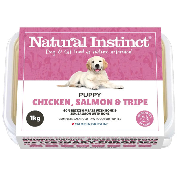 Natural Instinct Puppy Chicken, Salmon & Tripe